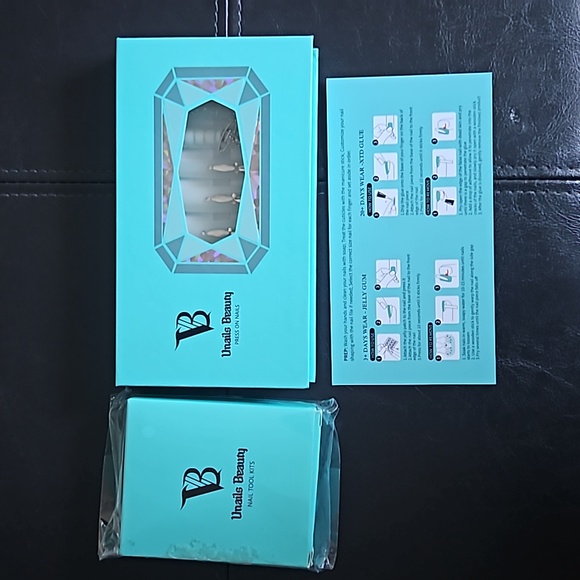 NEW VNails Beauty Fake nails kit long wear. Reusable. - Picture 5 of 5